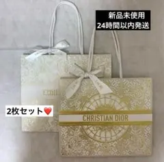 DIOR　ディオール　2024年ホリデー限定 ショッパー　(大)2枚セット