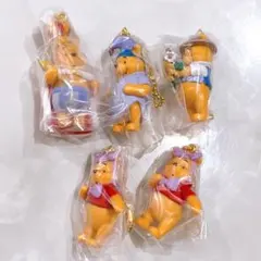 くまのプーさん コスチュームフィギュアマスコット 5種セット