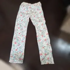 花柄　長ズボン