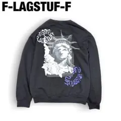 F-LAGSTUF-F フラグスタフ スウェット 自由の女神 プリント 黒 Sのサムネイル