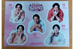 福岡ソフトバンクホークス 柳町達　他4名 Pinkful Days ステッカー
