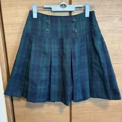 Honeys ハニーズ　COLZA コルザ ボックスプリーツミニスカート　M
