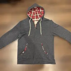 Y2K OLD UNIQLO hoodie ユニクロ似 チェック　パーカー　平成