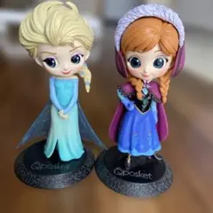 キューポスケット アナと雪の女王 フィギュア アナ エルサ