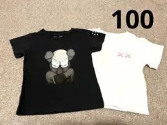 UNIQLO UT x KAWS キャラクターTシャツ 100cm ２枚セット