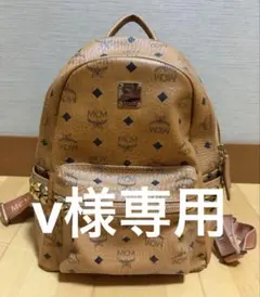 ○X2833 MCMヴィセトス ロゴグラムサイドスタッズ バックパック