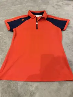 DESCENTE GOLF レディース 半袖ポロシャツ Mのサムネイル