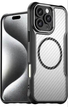 iPhone 16 Pro Maxケース MagSafeに対応 (ブラック)