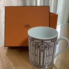 HERMES H.DECO 幾何学模様 マグカップ 箱付き