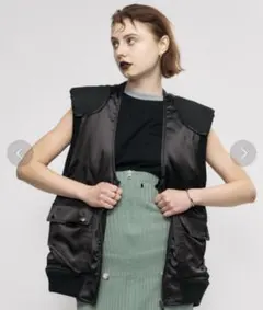 美品♡】MARW UNITED ARROWS ミリタリー ベスト ブラック - メルカリ