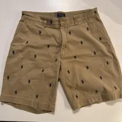 Polo Ralph Lauren 刺繍ショートパンツ ベージュW32