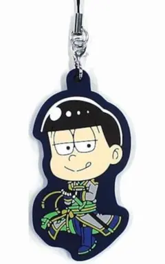 ★おそ松さん★ひこくじ/6つ子狂瀾活劇譚★ラバーストラップ★チョロ松★新品★