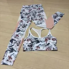 花柄ヨガウェアセット Sサイズ
