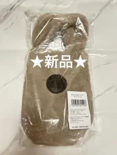 新品 スターバックス スタバ ボトルショルダーバッグ ファー ベージュ