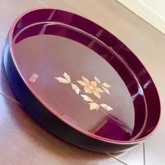 盆 螺鈿細工 花台 折敷 茶道具 漆器 盆 螺鈿細工 花台 折敷 茶道具 漆器