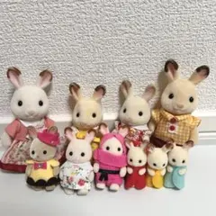 シルバニアファミリー ショコラうさぎ まとめ売り パーク限定赤ちゃん 10体