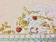 ハンドメイド用 　金具　部品　セット マルカン　ヒートン