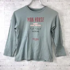 BABY PINK HOUSE ドメスティック メルヘン ワッペン 長袖Tシャツ
