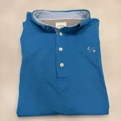 Callaway 青 ポロシャツ半袖 Lサイズ