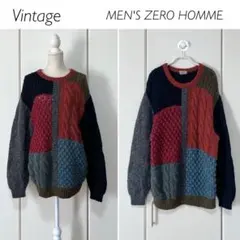 【Vintage】men's zero homme ウールニット