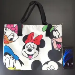 ミッキー ミニー ドナルドダック エコバッグ トートバッグ 中型