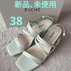 ❤︎PICHE ABAHOUSE❤︎【新品、未使用】 ストラップサンダル　38のサムネイル