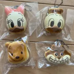 ディズニー スクイーズ キーホルダー4個セット