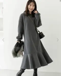 スエットワンピース ロングワンピース