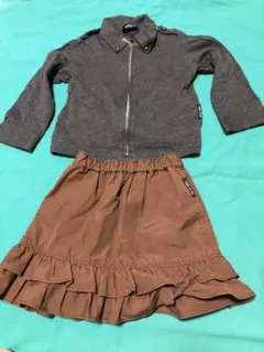 COMME CA ISM ジャケットとスカートセット 90