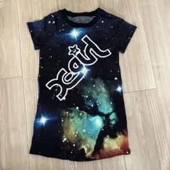 X-girl first stage ギャラクシー柄 半袖Tシャツ 110cmのサムネイル