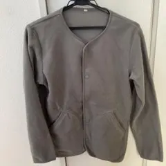TOPVALU トップバリュー　グレー フリースジャケット