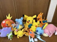 ポケモンぬいぐるみ14コセット　新品、中古　サイズ混合