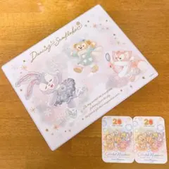 ダッフィー&フレンズ 20周年 カラフルハピネス ステッカー　ステラ・ルー空き缶