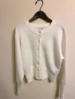 スローブイエナ ジャガードニットカーディガン