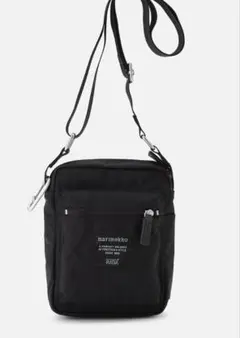 【marimekko】ショルダーバッグ ブラック