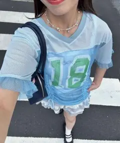 CIAOPANIC メッシュナンバリングシャーリングTeeのサムネイル