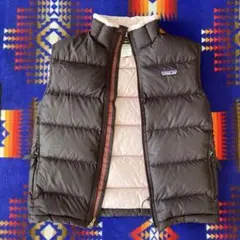 Patagonia キッズ ダウンベスト パープル　Lサイズ12