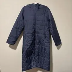 美品 adidas climastorm ベンチコート ネイビー フード付き