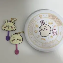 ロリポップチョコチャーム　キーホルダー　ちいかわ モモンガ くら寿司 皿