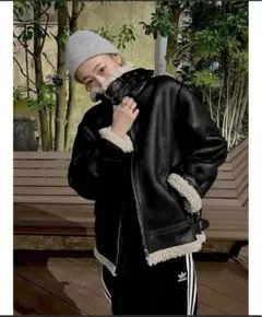 ungrid フェイクムートンボアジャケット