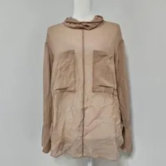ハイネック ブラウス