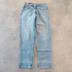 リーバイス550 Levis W33 ブルーデニム 青 90s 古着 17355