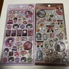 正規品　ボンボンドロップシール　和柄　古都めぐり　古都　神社　舞妓　2点　セット