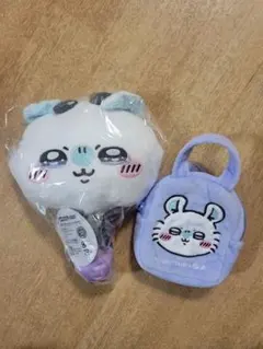 超まじかるちいかわ ぬいぐるみミラー モモンガ てのひらバッグ モモンガ セット