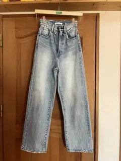 MOUSSY ストレートデニム ライトブルー