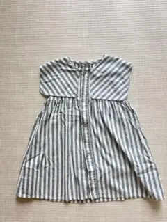 LOIR ストライプ ノースリーブワンピース 4a