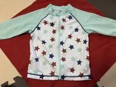 【100cm★上下セット】長袖ラッシュガード＋恐竜スイムパンツ 男の子 水着