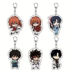 るろうに剣心　アクリルキーホルダー6点セット