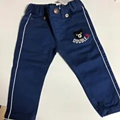 新品　ミキハウス ダブルビー 長ズボン　パンツ　子供服　80センチ