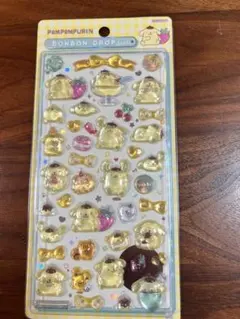 （正規品）サンリオ ポムポムプリン ボンボンドロップシール